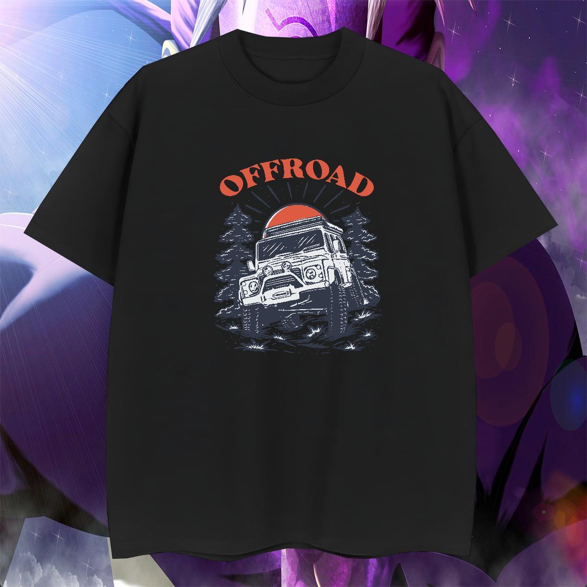 Unisex car Men T Shirts High Street Hip Hop Tshirts 100% Cotton 230g New Arrival Breathable Short Sleeve Skull Tees