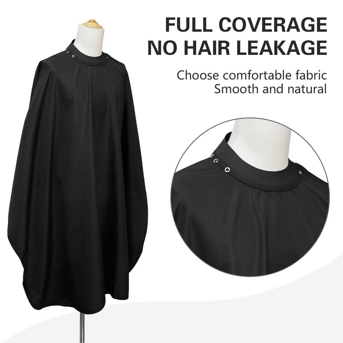 Hair removal machine silicone collar apron transparent anti-static hair clip waterproof apron eagle shawl hair cutting tool W240814