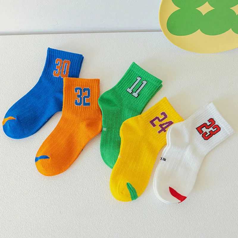 5 pairs of boys socks/spring and summer cotton childrens sports socks W240814
