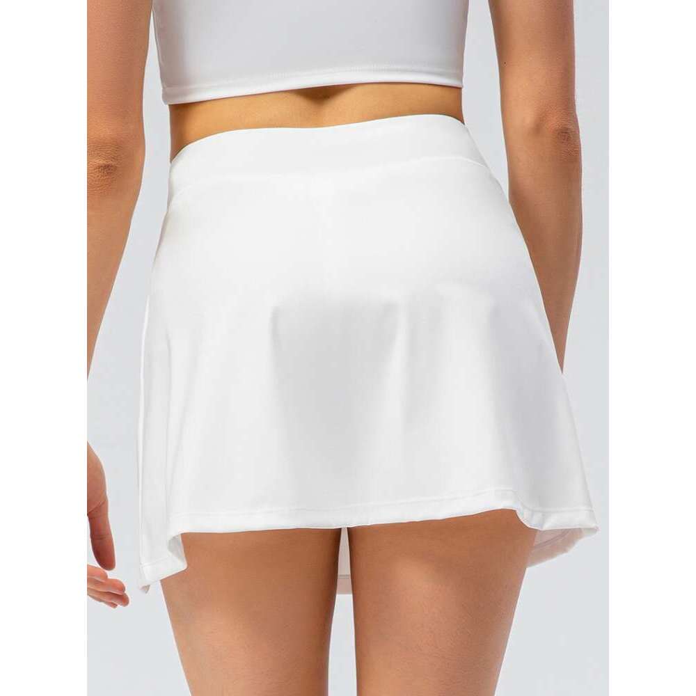 White Fashion Sporty 2 In 1 Skirts Female Quick Dry Tennis Mini Skirt Outdoor Golf Women's Clothing Badminton