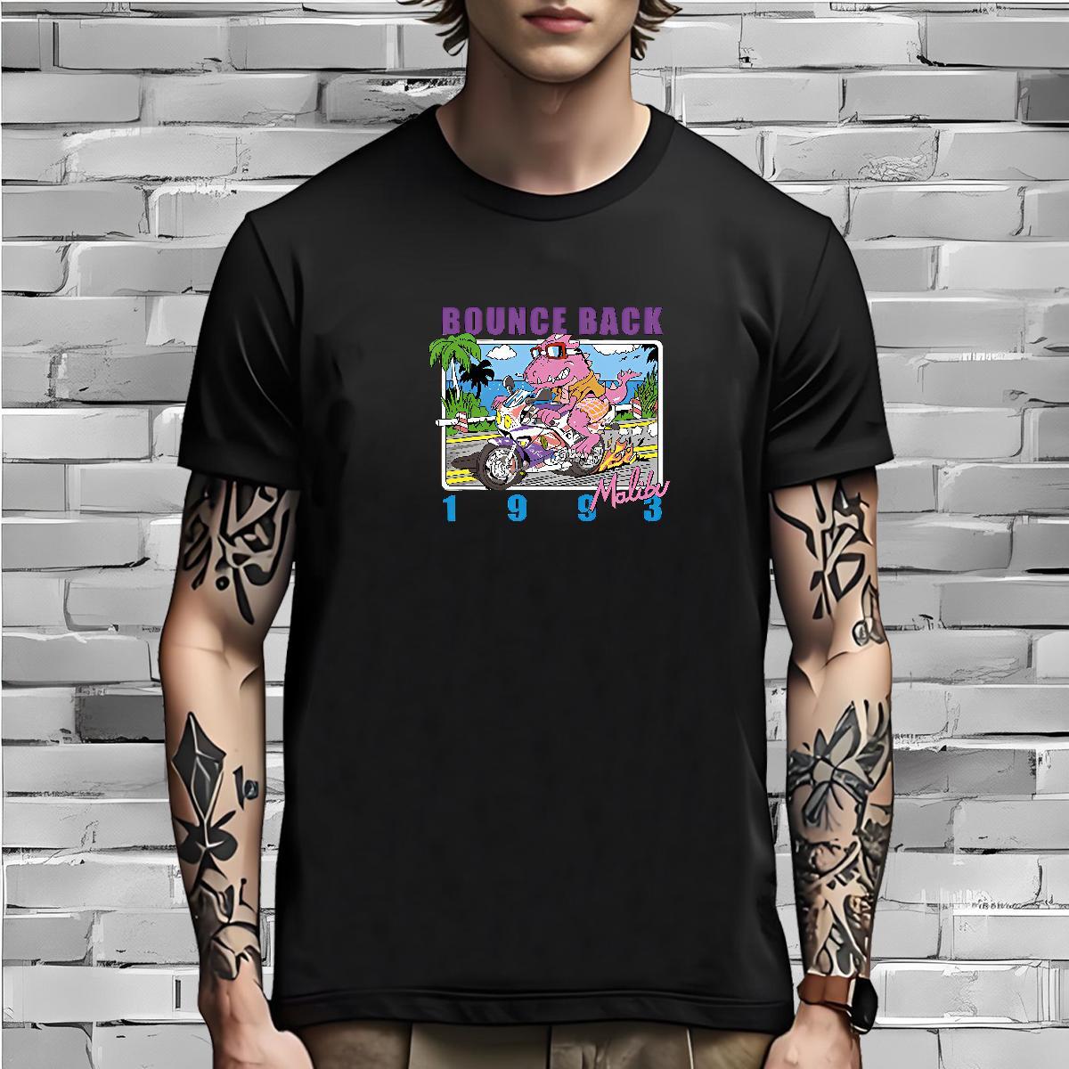 TOP Quality Man T Shirts dinosaur Breathable Crew Neck Casual Daily Wear Skull 100% Cotton 230g Men Tshirts Fashion Tops Shirt