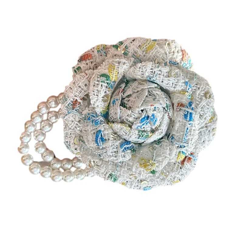 Elegant camellia brooch fashionable flower shaped brooch ethnic lapel brooch holiday gift W240815