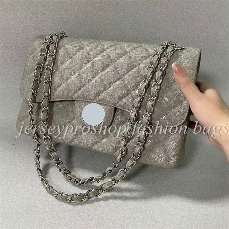 Premium Leather Fashion Stuff Sacks Women's Chain Shoulder Bag 30cm Handbag Crossbody Bags