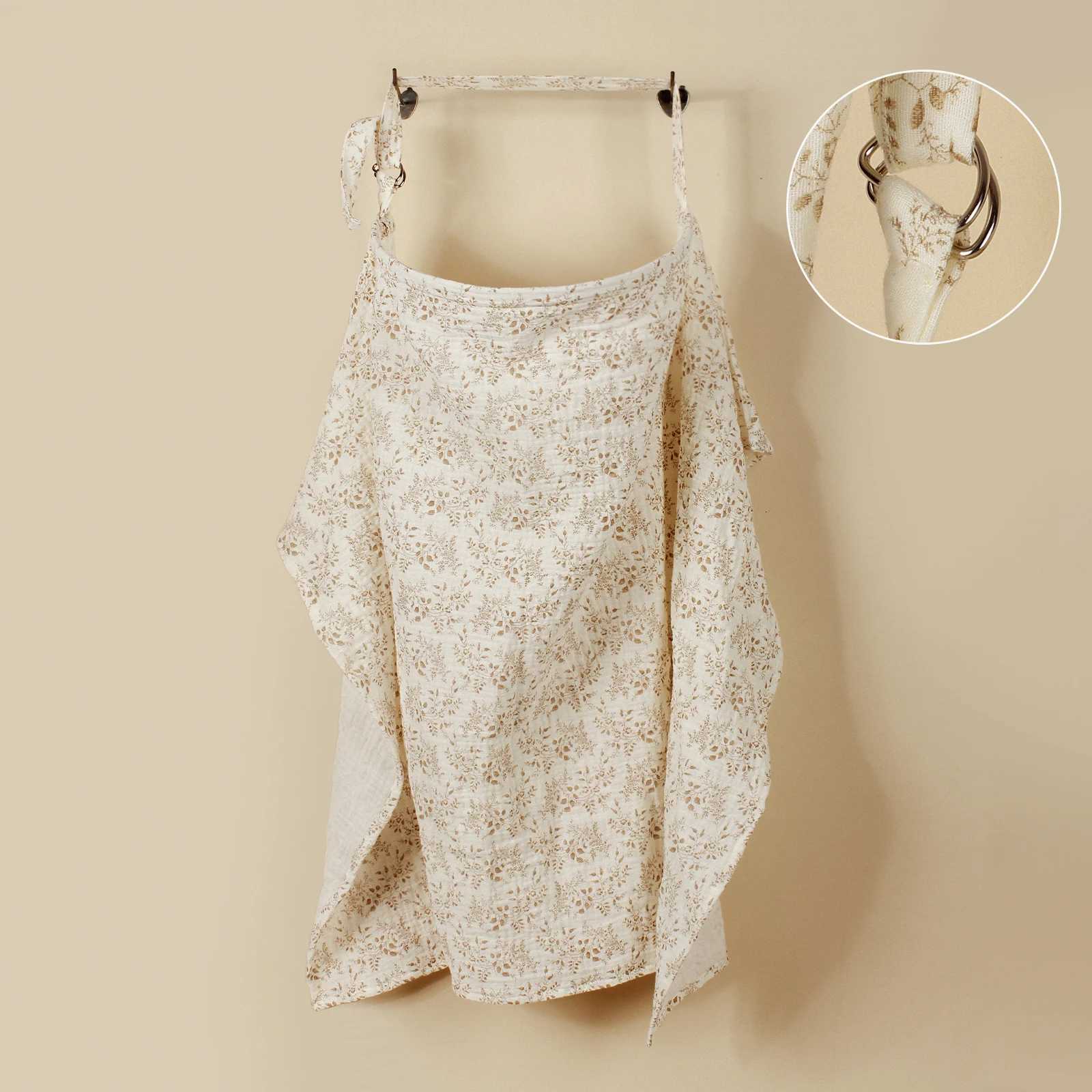 Baby Nursing Cover Mother Outing Breastfeeding Cover Cotton Feeding Nursing Shawel Adjustable Privacy Apron Stroll Blankets Y240815