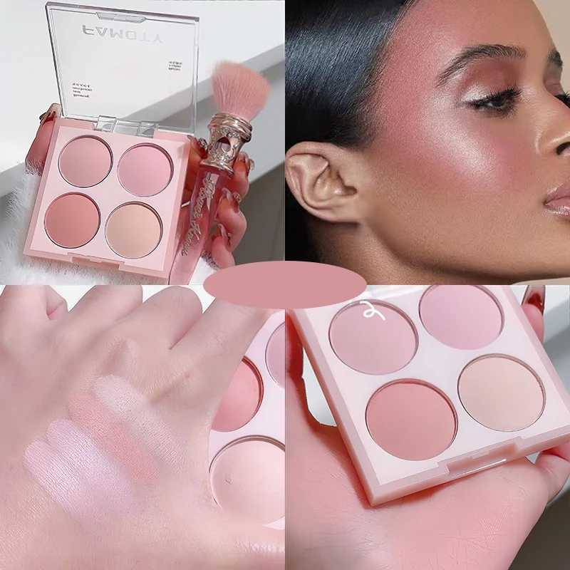 4 Colors Blush Powder Face Makeup Sweet Warm Colors Matte Cheek Powder Facial Beauty Cosmetic Makeup Blush Y240815