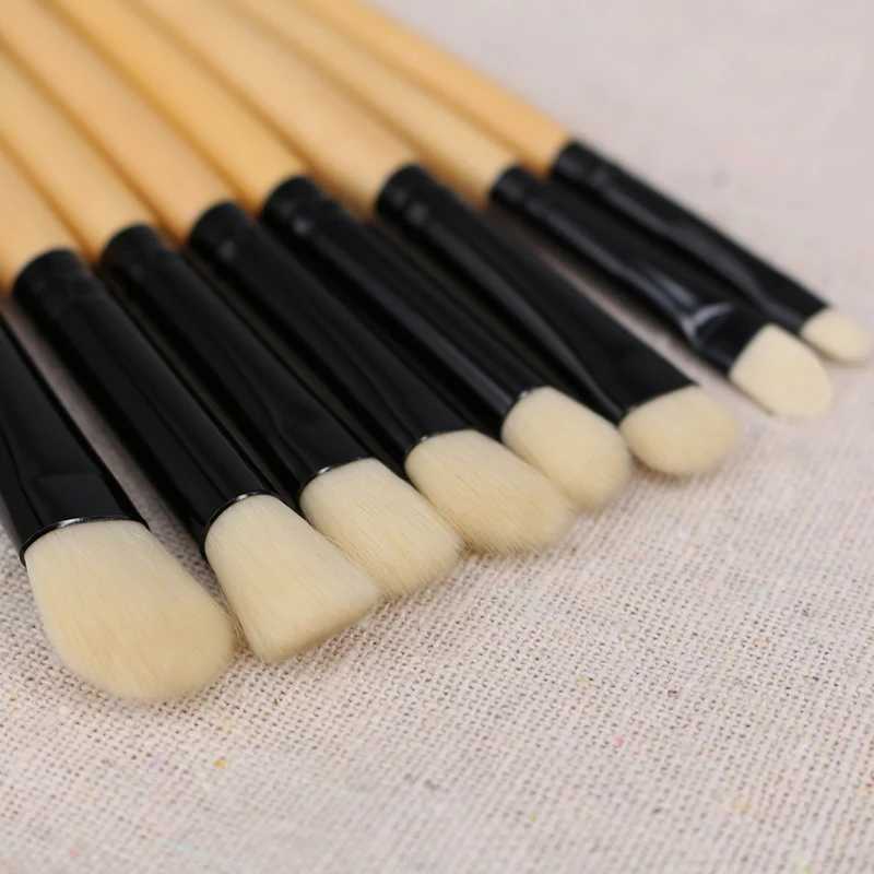 Professional eye makeup brush set Natural hair eye shadow lining eyebrow contour mixing Highlight stain makeup tool set W240814