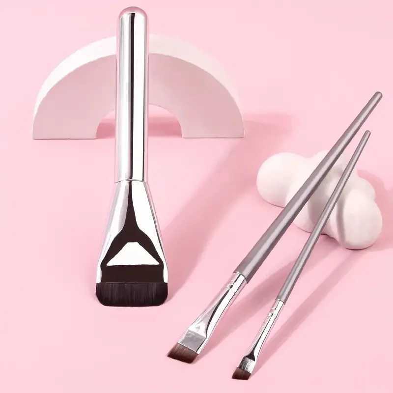 Ultra thin basic brush one line of basic brush ultra-thin traceless invisible eyeliner brush 3 cosmetic brushes tool set W240814