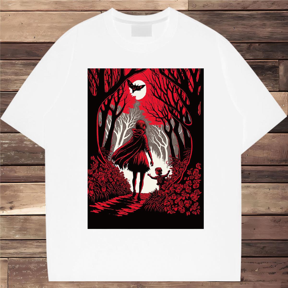 T Shirts Men 230g 100% Cotton wolf Street Breathable Short Sleeve Custom Print Plus Size Mens Tshirts Customized Free Shipping Polos