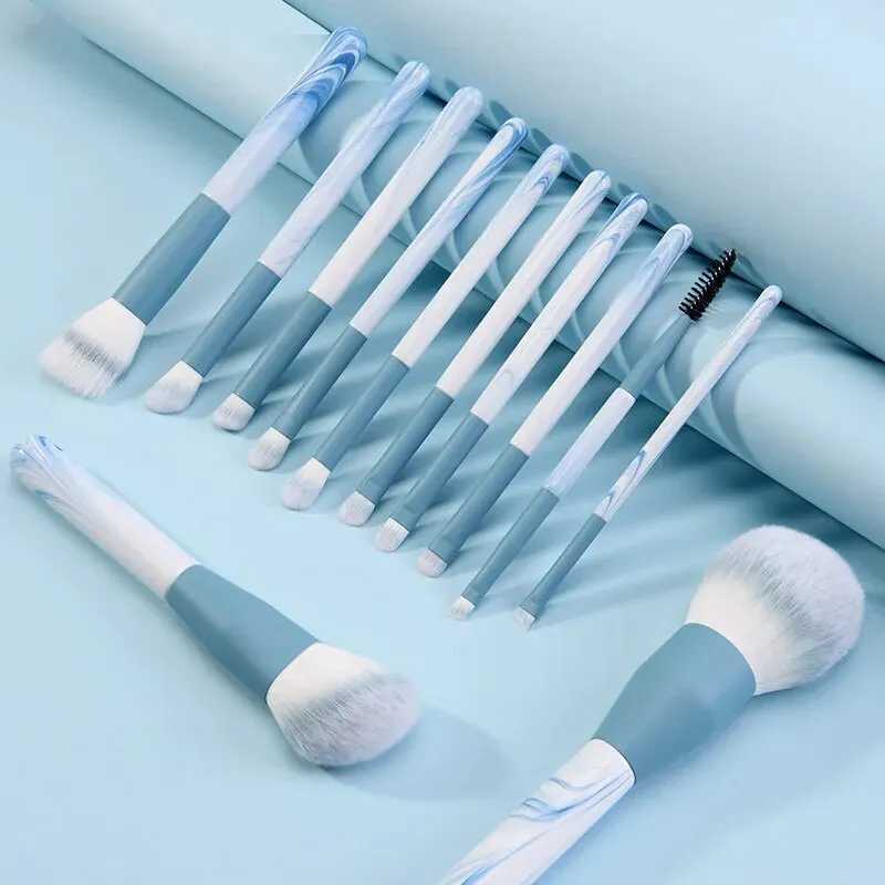 12 piece makeup brush set super soft powder makeup tool beginner points powder blusher brush concealer brush knife edge eyeliner brush W240814