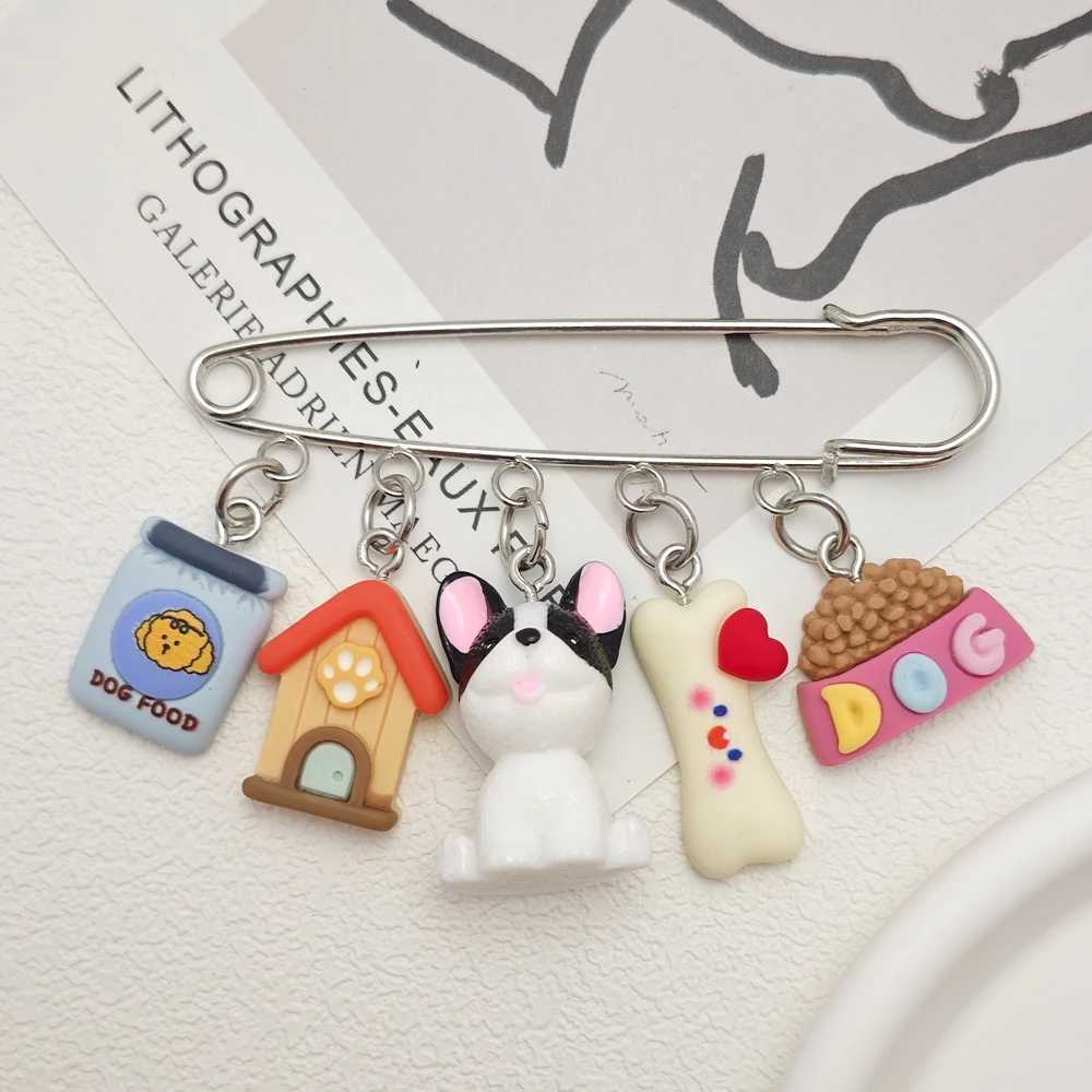 3D Resin Jack Russell Terrier Dog Brooch Dobbin Brooch Teddy Club W240815
