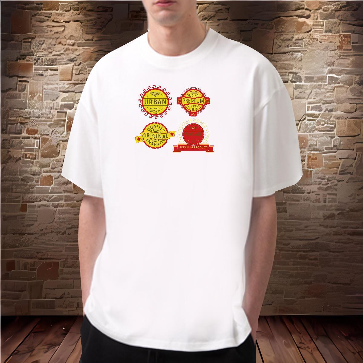 Designer letter T shirt Spring Summer Couples T Shirts 230g 100% Cotton New Breathable Anime Print Wear