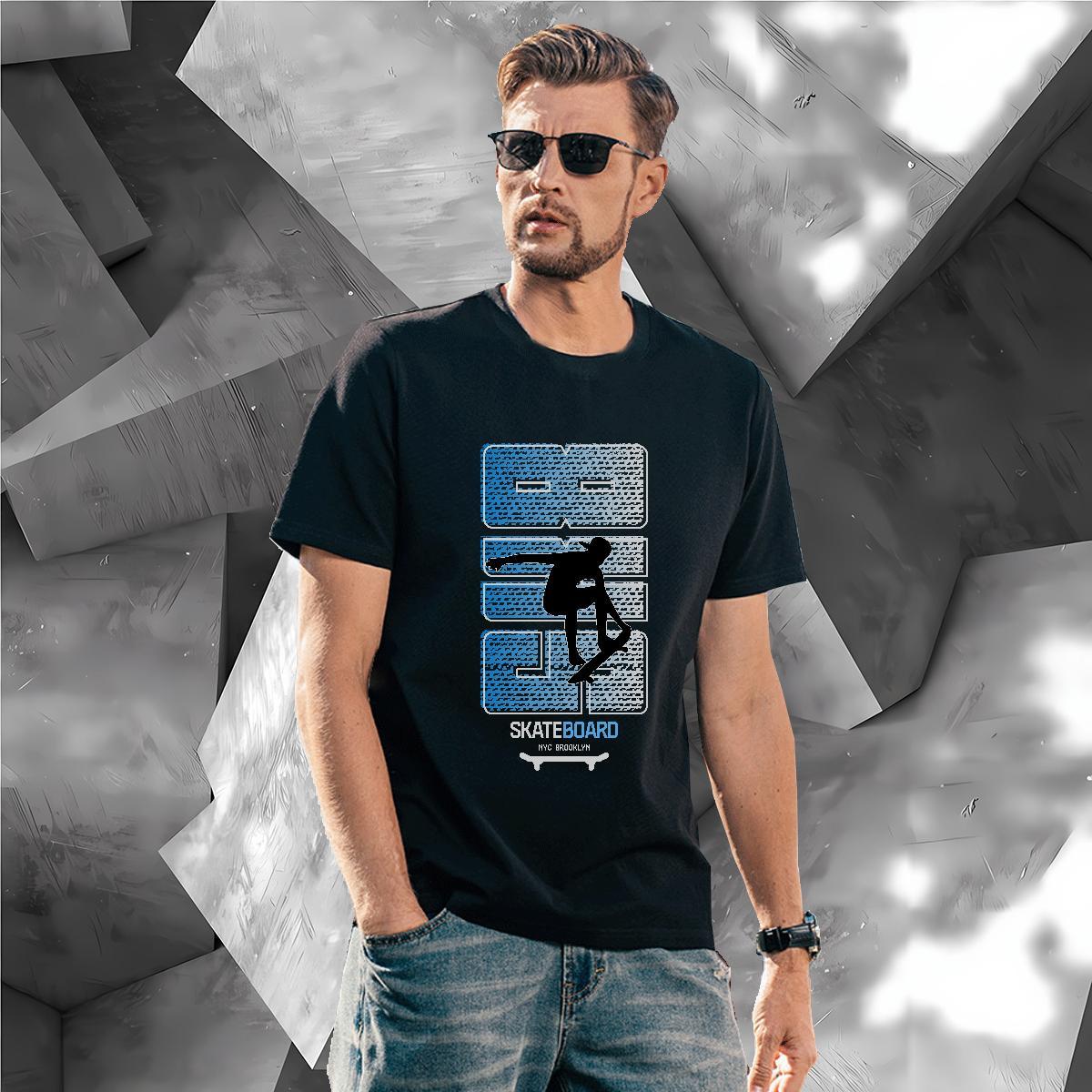 TOP Quality portrait Man T Shirts Casual Daily Wear Men Clothes T-Shirt 230g Cotton 2024 DIY Round Neck Short Sleeve Asian Size Tops Tees