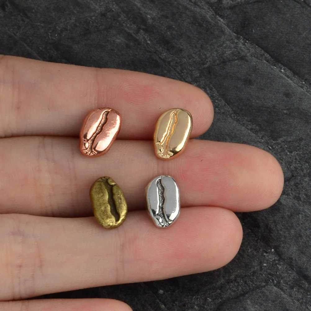 4 pieces of creative work for Boutonneire Pins Bean Brooch Coffee Alloy Souvenir Breastpin W240815