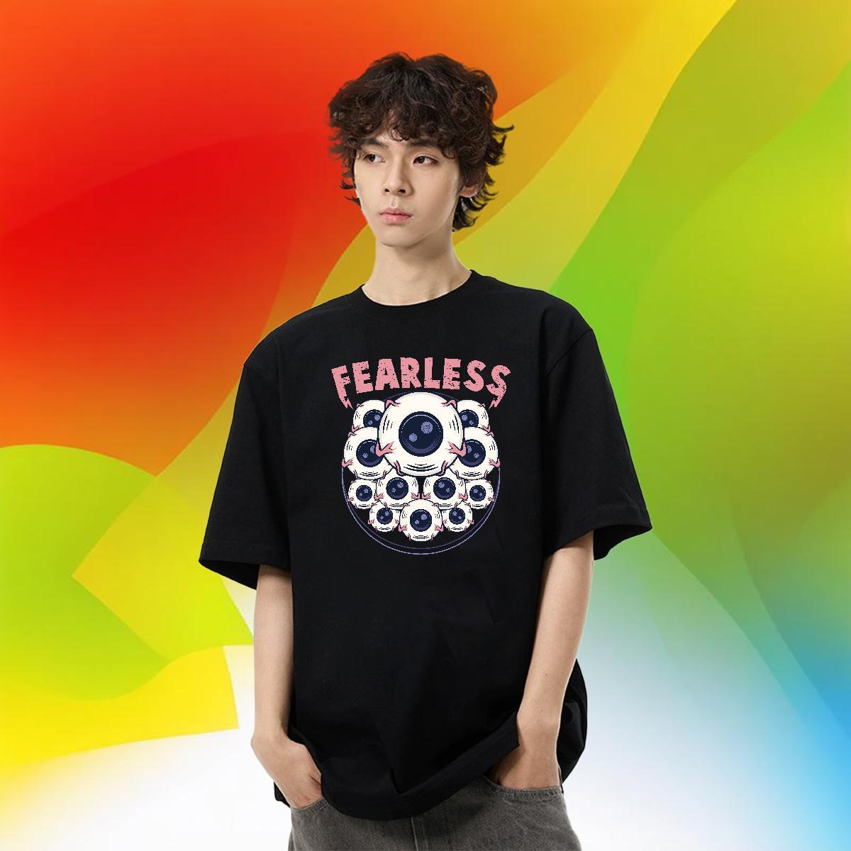 Classic Men Tshirts Beach 230g Cotton Floral Print Breathable Crew Neck ET T Shirts Men Brand Tees Shirts