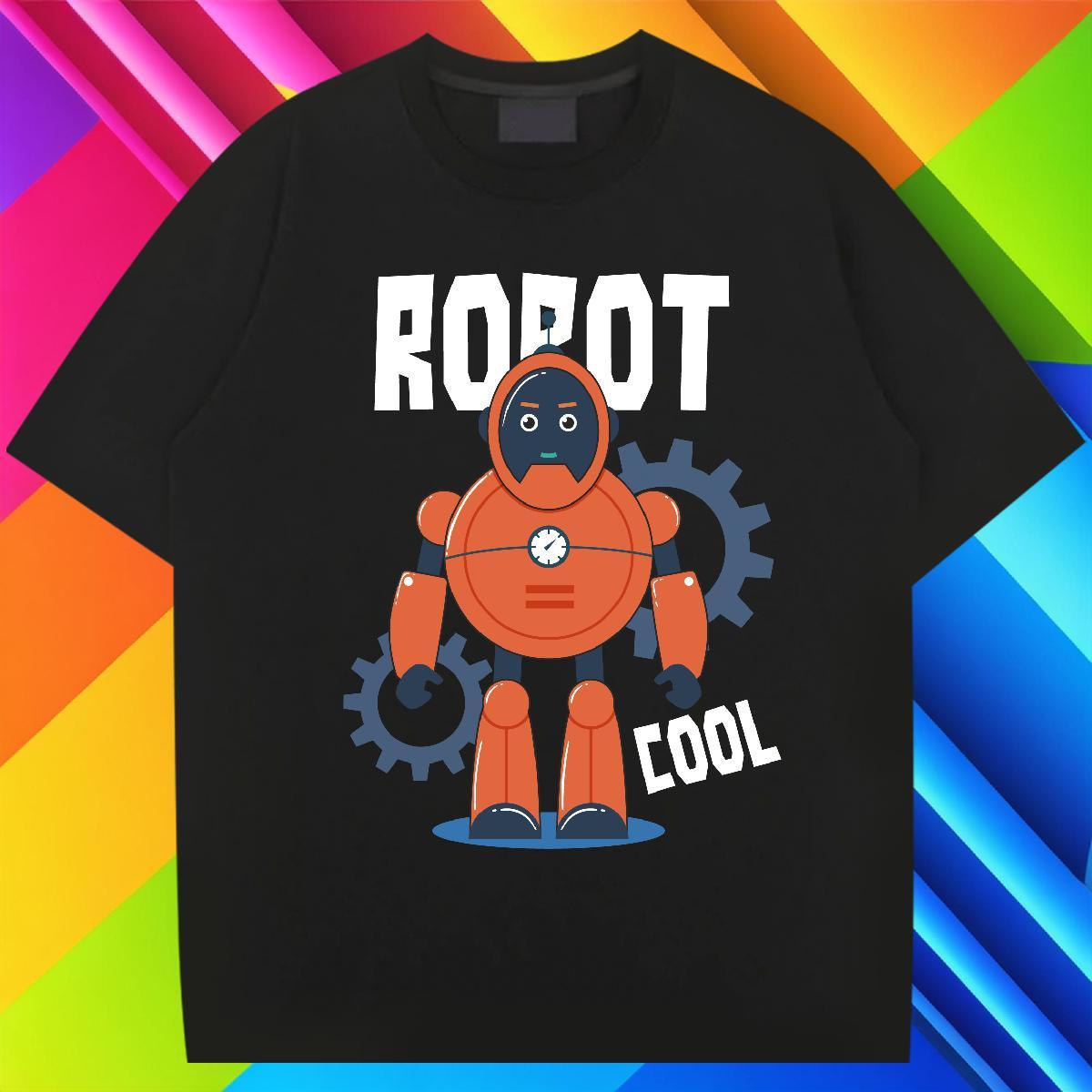 Loose Fit Tshirts Casual Beach 100% Cotton 230g Anime Print Breathable Short Sleeve ET Mens T Shirts Classic Casual Top Tees