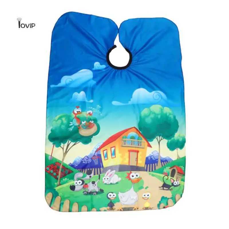 1 piece of childrens barber barber apron waterproof and durable barber tool salon clothing barber shop W240814