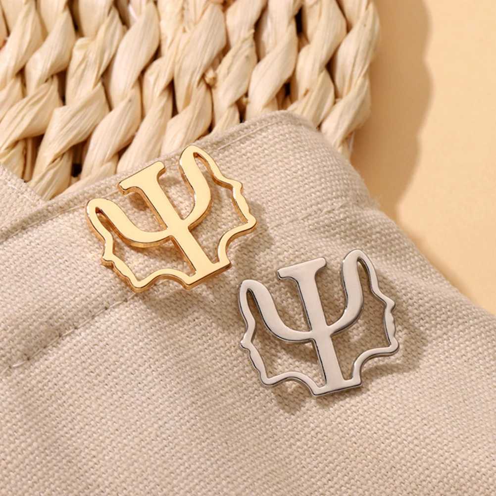 2 pieces of Psi symbol Brooch cartoon Brooch Psi symbol Brooch brooch clothing accessories W240815