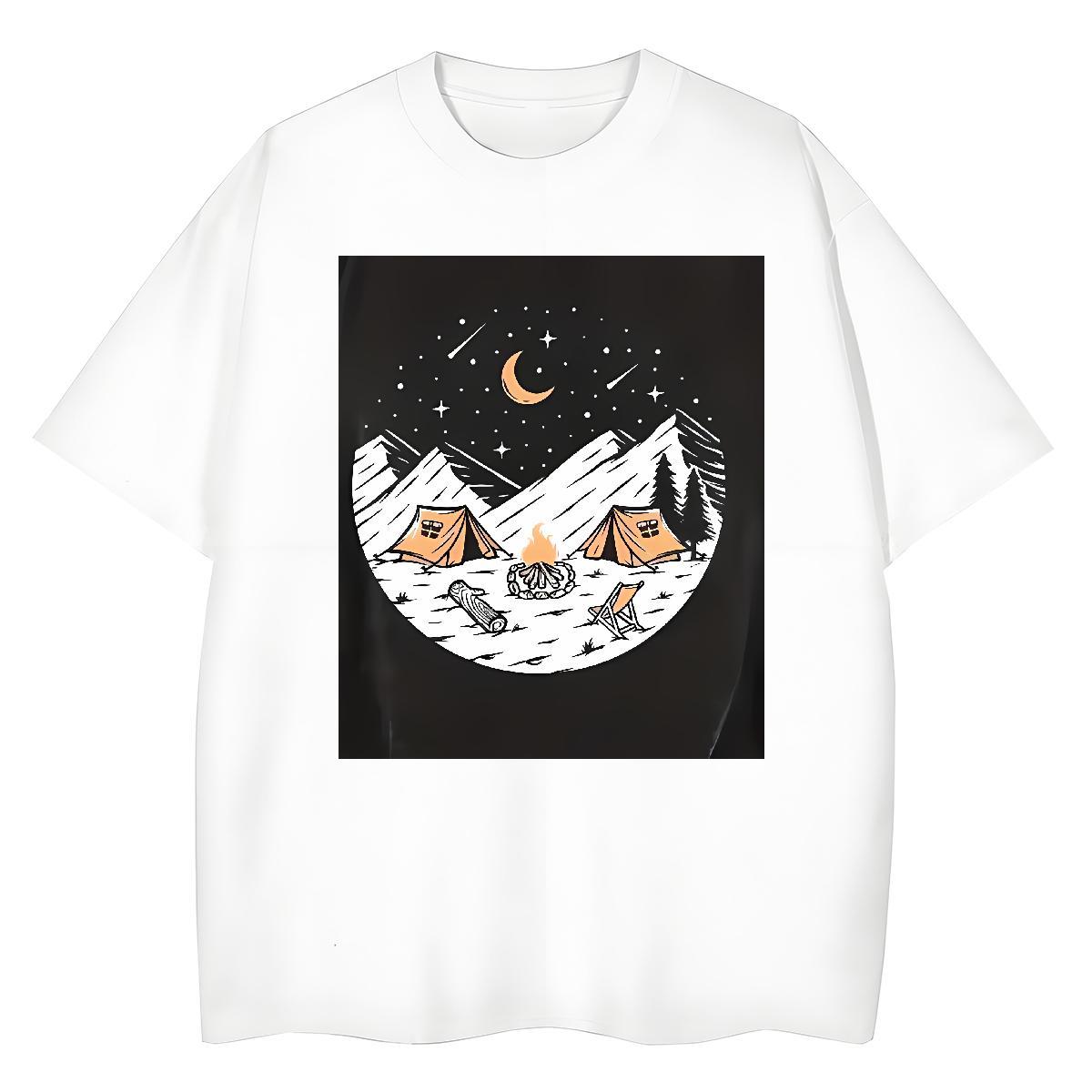Soft Mens Tshirts Outdoor 230g Cotton Asian Size Breathable mountains Man T Shirts New Tops