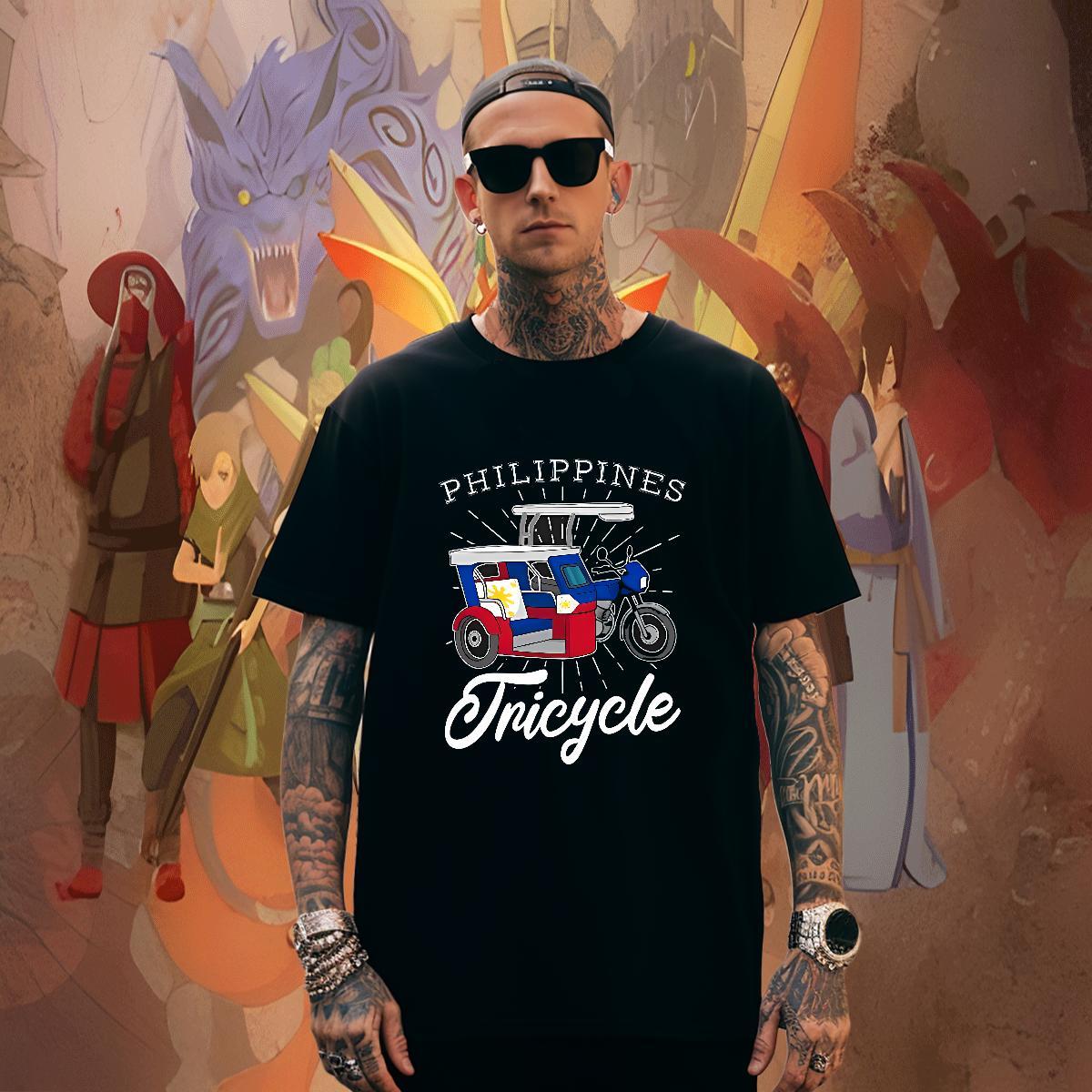 Classic Motorcycle Men T Shirts Hip Hop Street Men Clothes T-Shirt 230g 100% Cotton Free Shipping Breathable Crew Neck Anime Wear
