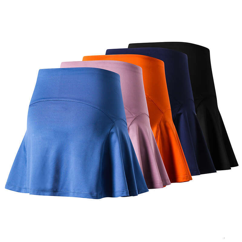 Glare Anti Stretch Shorts Liner Sport Tennis Quick Dry Loose Women Running Skirts Summer Badminton Skirt with Pocket