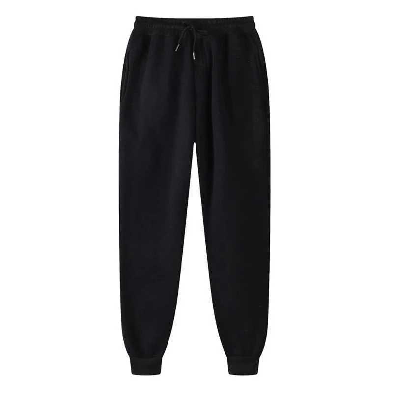 Autumn and winter wool mens Trouser letter printing fashion drawstring casual pants sports pants sports pantsW240725