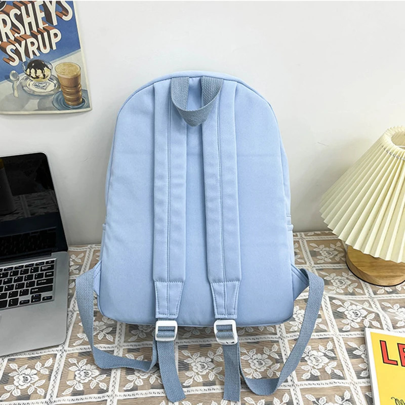 Womens Casual School Backpack Cute FivePointed Star Shoulder Bags For Teenagers Girls Students Large Capacity Laptop Handbags 240814