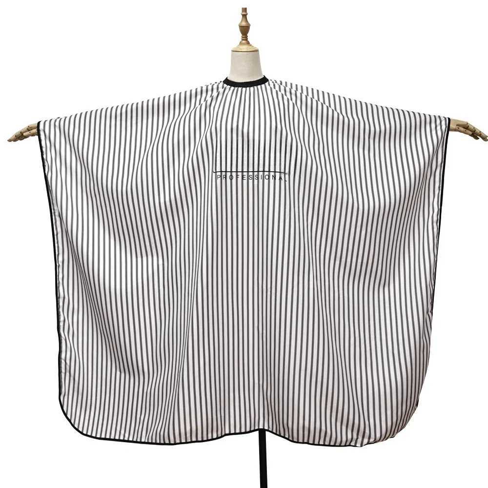 Professional Barber Fabric Adjustable Closed Hairdressing Apron Anti static Barber Shawl Waterproof Barber Coat W240814