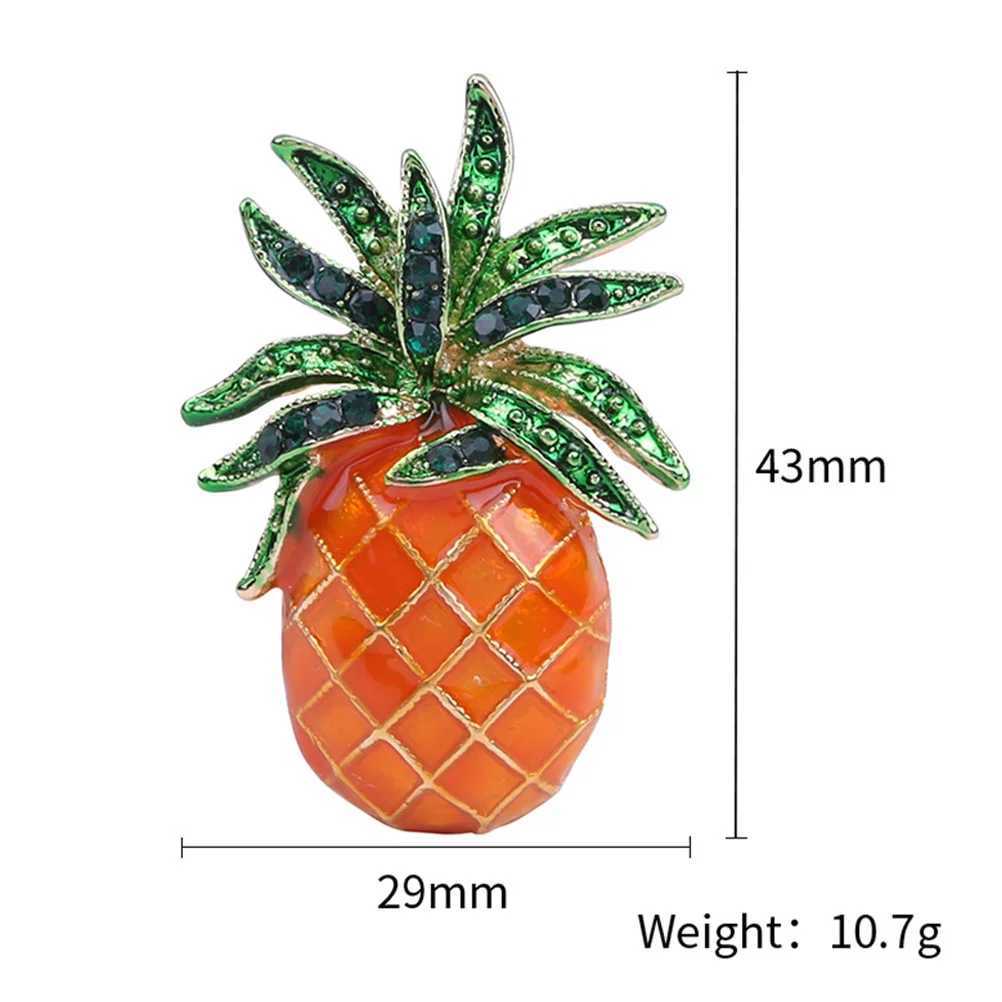 2 pieces of clothing - cardigan wool sweater student tight corset Brooch Breastpin M party pineapple dress W240815