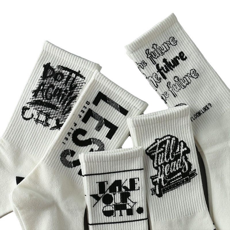 Stylish Unisex Athletic Socks Breathable White Sport Sock Collection for Year-Round Comfort