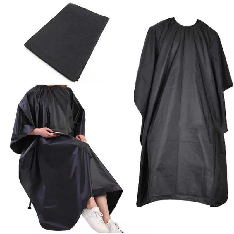Professional Salon Hair Salon Cloth Hair Clipper Dress Barber Black Waterproof Hairdresser Apron Hairdressing W240814