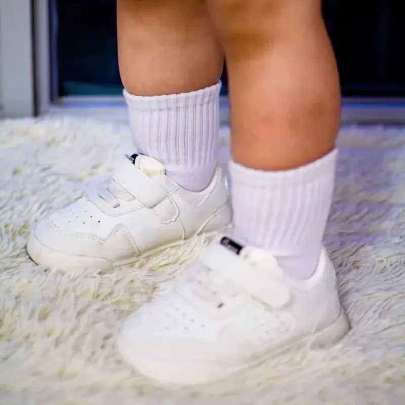 5 pairs of children boys and girls return to school with solid color black and white uniforms crew socks childrens JK Harajuku preparatory style W2408