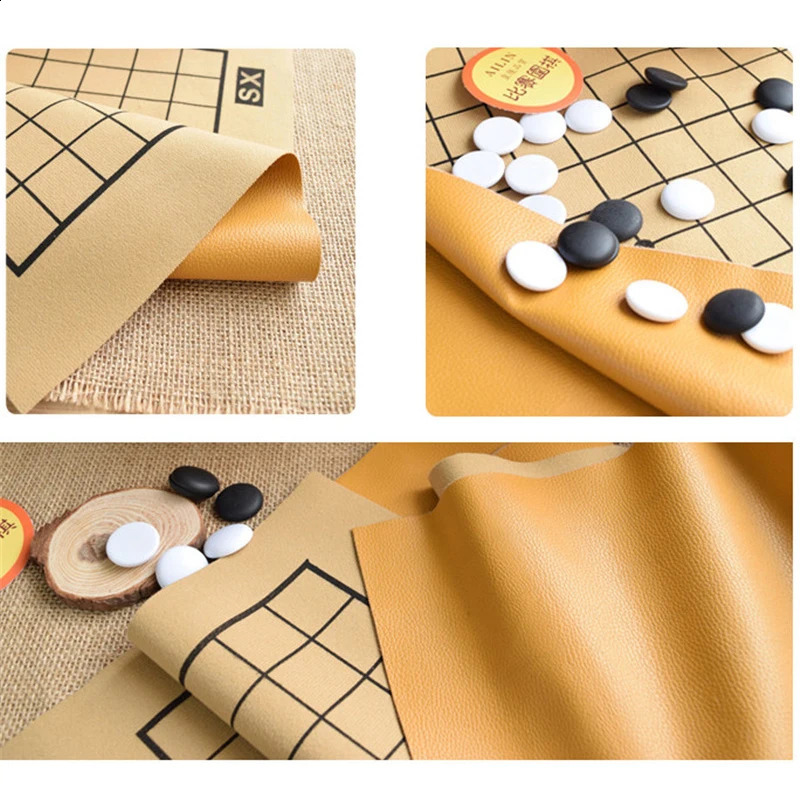 Standard Go Chess Use For Match 19 Line 361pcs Chessman Go chess Game Diameter 2.2cm Leather Chessboard Cloth Bag Weiqi toy 240813