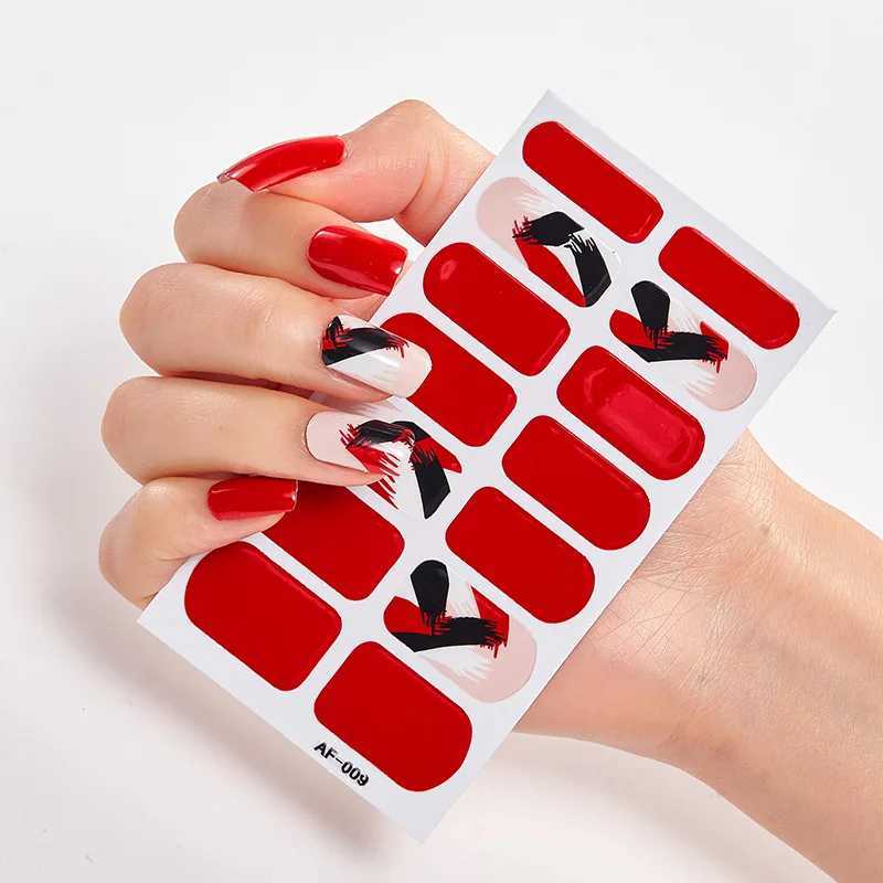 Full Cover Nail Stickers Nail Polish Nail Decoration Nails Sticker Designer Self Adhesive Nail Sticker Creative Nail Art StickerXJ240814