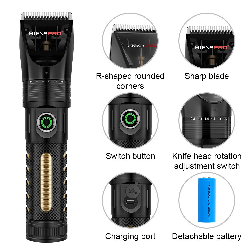 HIENA clipper professional barber machines man machine Hair cutting Barber shop men Carving scissors home appliance hyn-405 240808 C260312