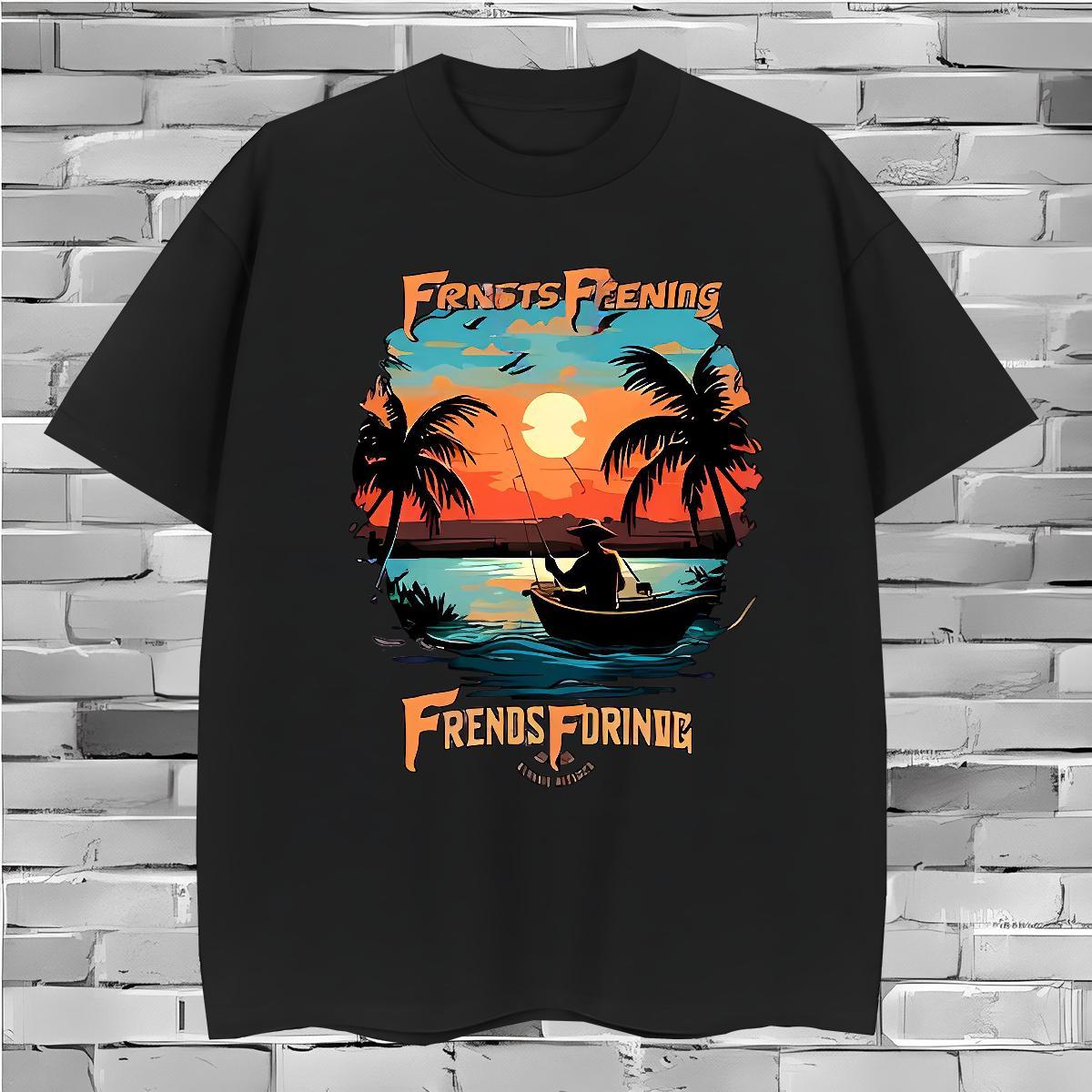 Men T Shirts 100% Cotton 230g tree Casual Beach Crew Neck Black White Tshirt for Man Woman Fashion Casual Wholesale Clothes