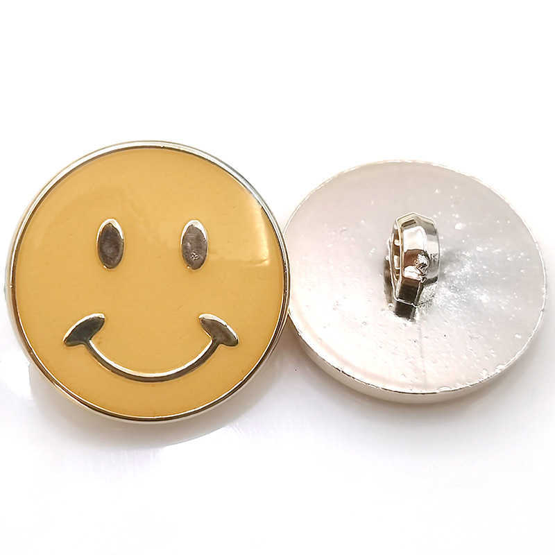Sewing Fabric &Tools Baby Button Plastic button smiley face accessory children's cartoon smile point oil high foot accessory DIY decorative butto
