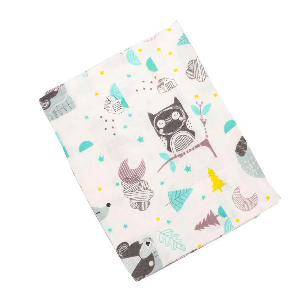 Plain weave baby blanket newborn photography accessories soft play pad swaddle packaging baby bamboo cotton baby crib towelW240810