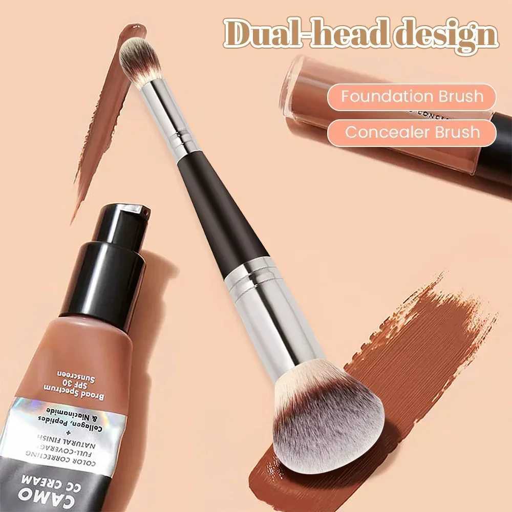 2-in-1 double head basic makeup brush concealer brush shadow powder blusher soft brush beginner basic cosmetics tools W240814