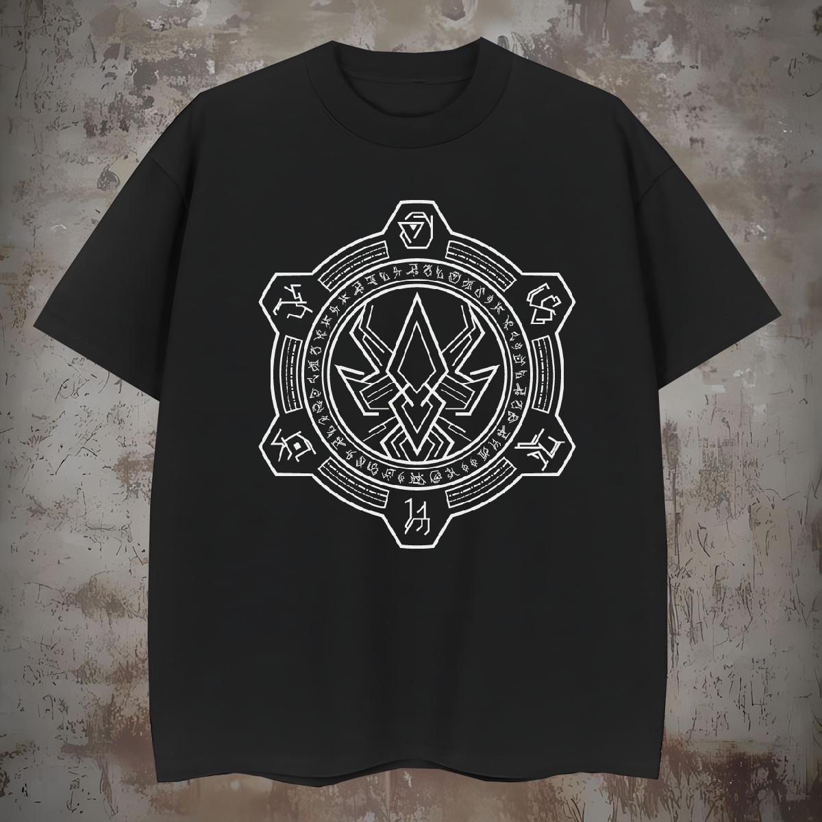 T-Shirts 230g Cotton Geometric line Street Breathable Short Sleeve Custom Anime Tshirts Stylist High Quality Clothes