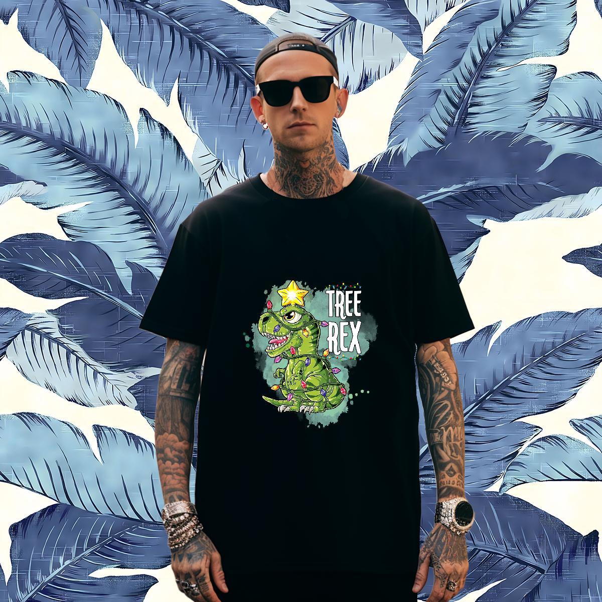 Classic T shirt dinosaur Breathable Short Sleeve Daily Wear DIY Printed 100% Cotton 230g Men Tops Tees Custom Tshirts