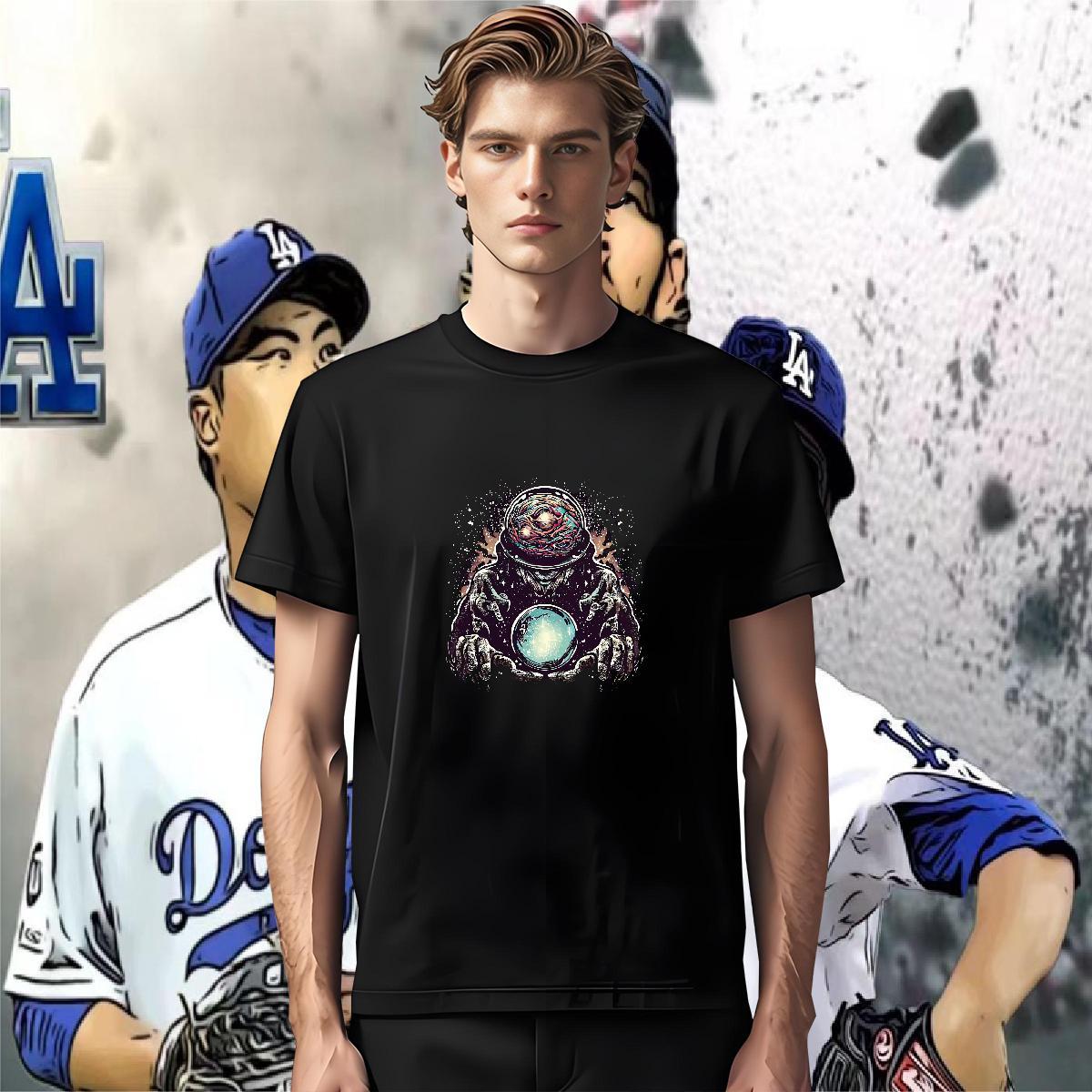 T-Shirts for Men 230g Pure Cotton universe Hip Hop Street O Neck Short Sleeves DIY Logo Oversized Couples T Shirts Customized Unisex Polos