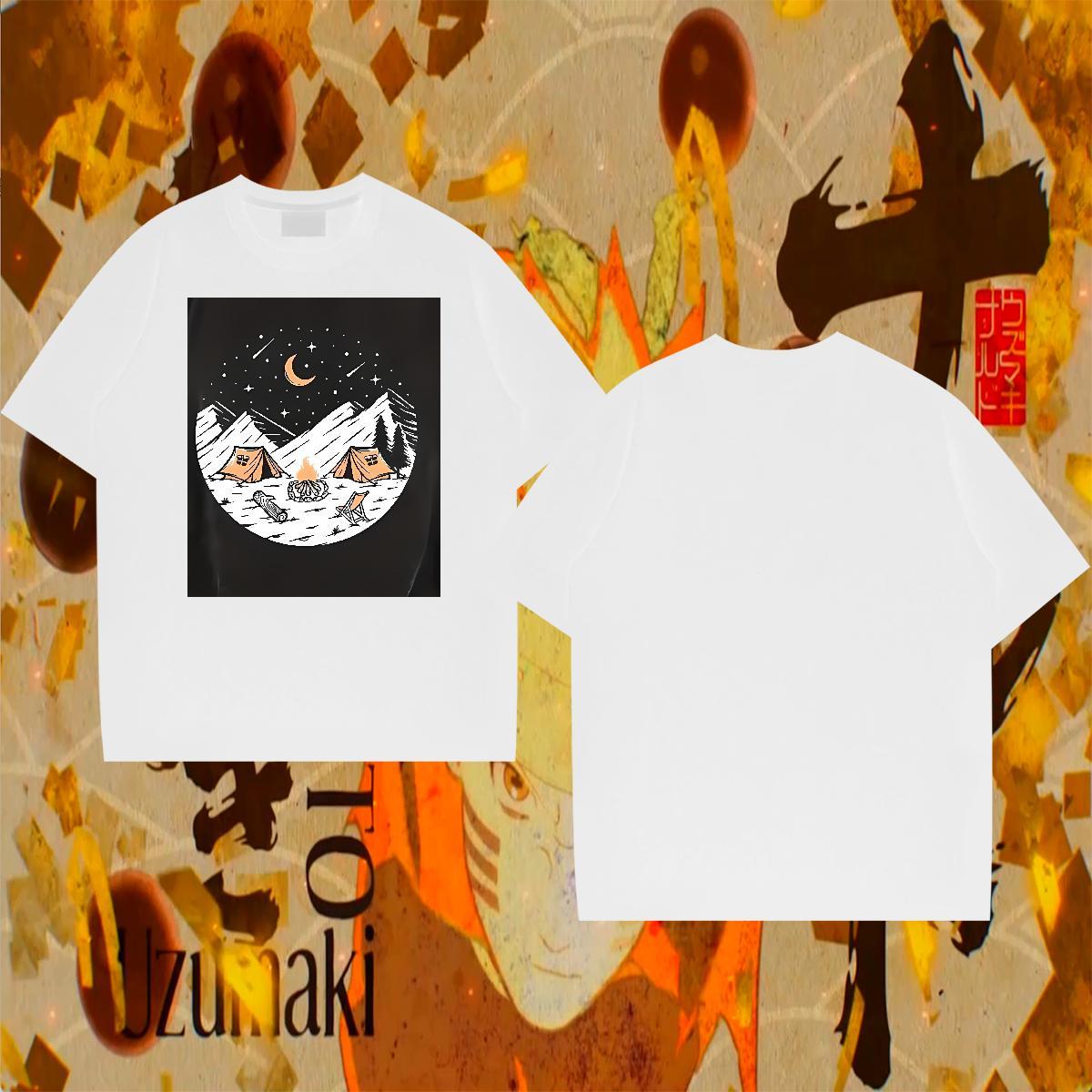 Designer Mens Tshirts Sports Casual 230g 100% Cotton Custom Cartoon Short Sleeve Soft mountains Man T Shirts 2024 DIY Top Tees