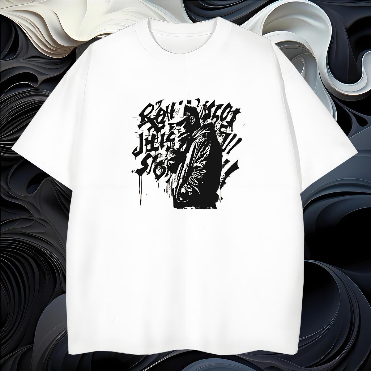 Men T Shirts 100% Cotton 230g character Daily Outfit O Neck Short Sleeves Custom Printing Couples T Shirts New Designer Comfortable Tee Shirt
