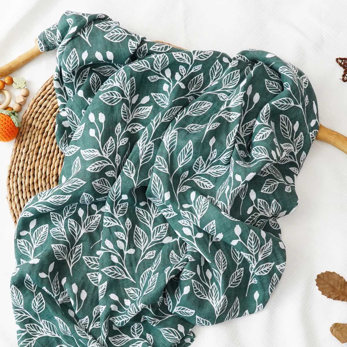1PCS Baby Muslin Swaddle 120*110cm 100% Cotton Soft Baby Blanket For Newborn Baby Wrap Sleepsack Bath Towel Y240815