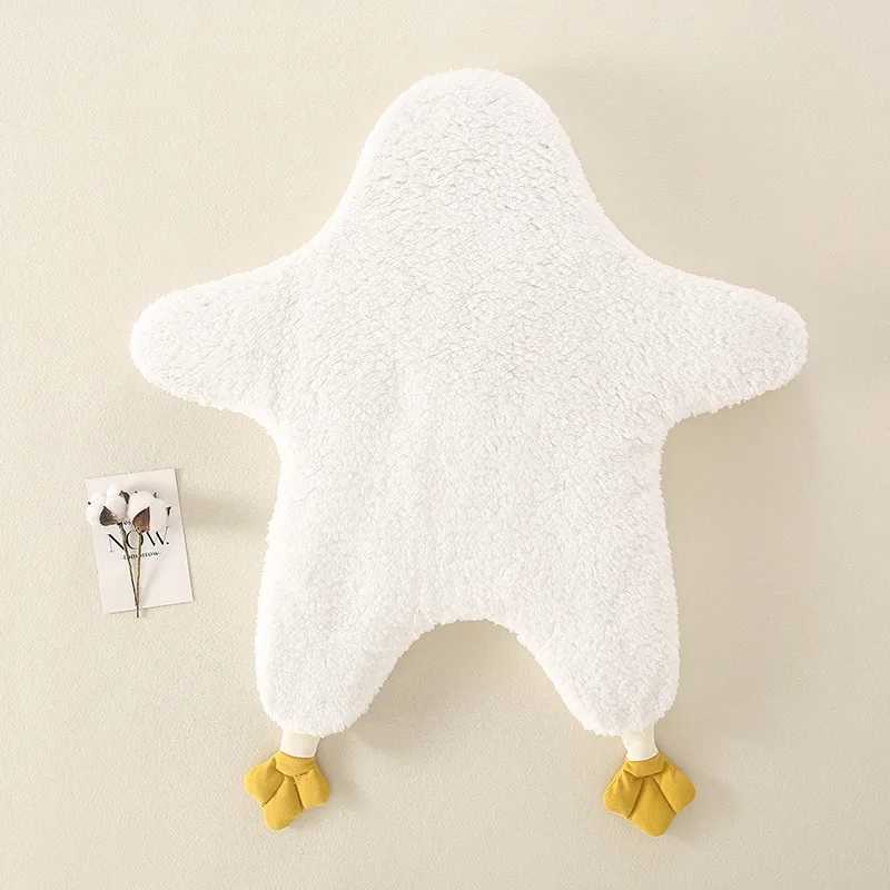 Rompers INS Cute Style Infant Toddlers Baby Sleeping Bag Winter Thickened Plush Clothes Starfish White Jumpsuit Boys Girls Bodysuit Y240814Y250119AH7O