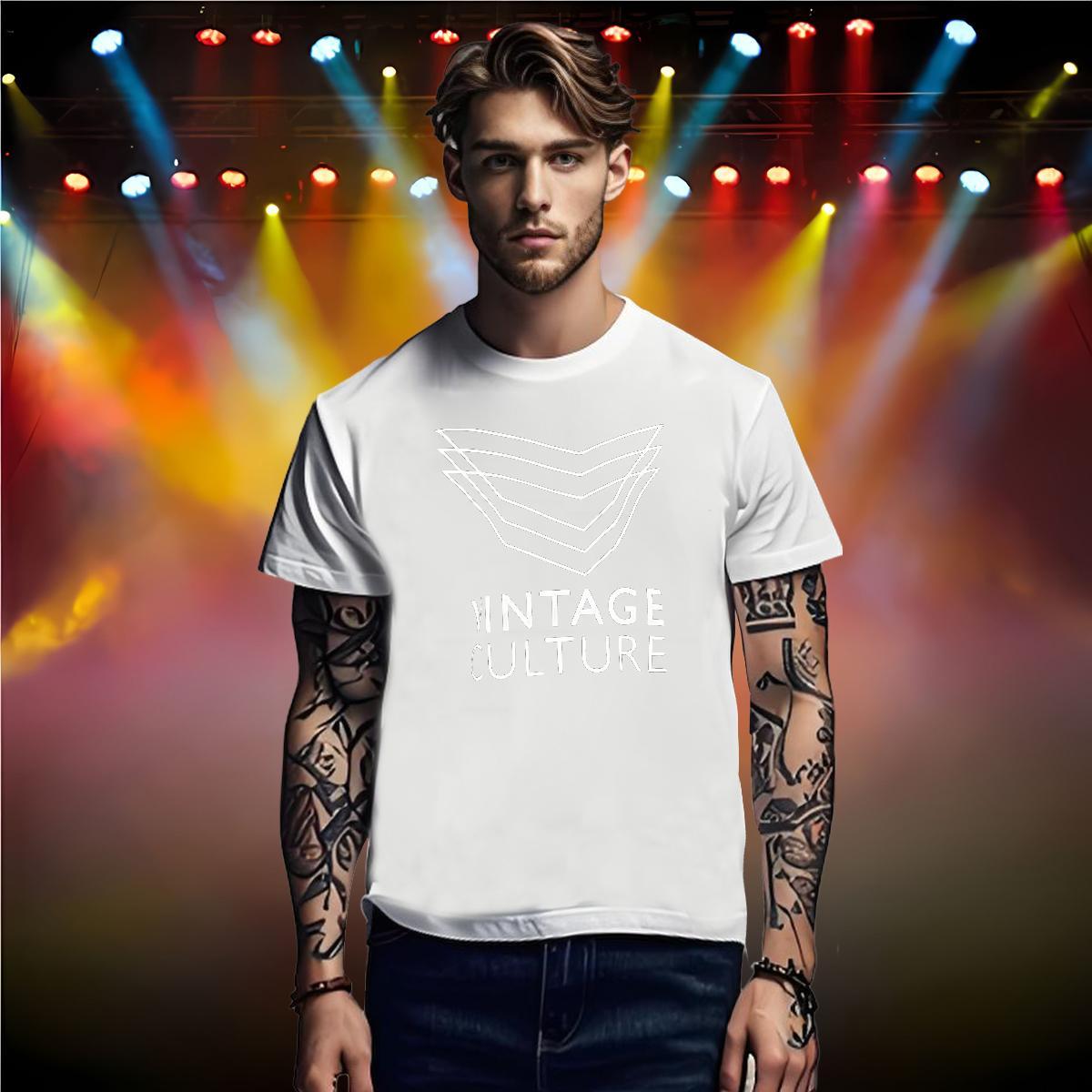Men T Shirts 100% Cotton 230g Lines Street Casual Round Neck Short Sleeve Oversized 4XL Men Tops Tees 2024 DIY Wholesale Tees Shirts