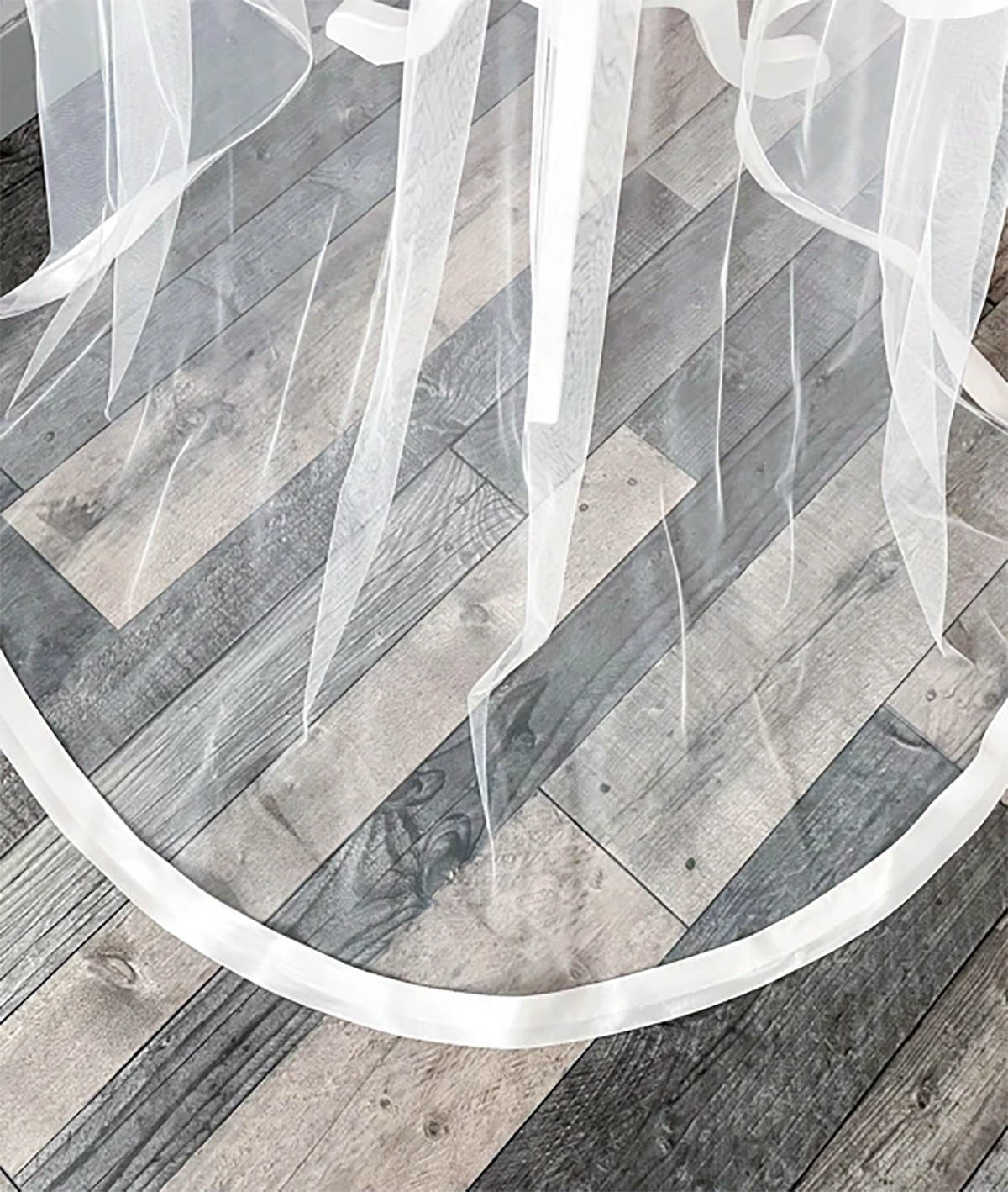 Simple Wedding Veil Unique Two Layer Long Chapel Length Veils Ribbon Edge Custom Made Bridal Accessories High Quality