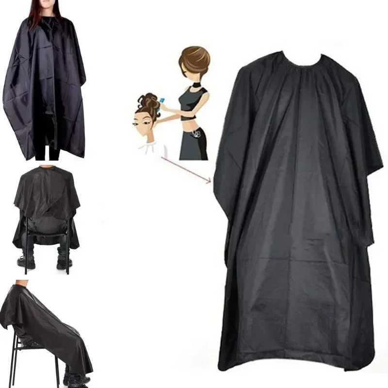 Black Hairdressing Corner Professional Hairdressing Salon Release Packaging Protection Dress Apron Waterproof Cutting Dress Release Packaging W240814