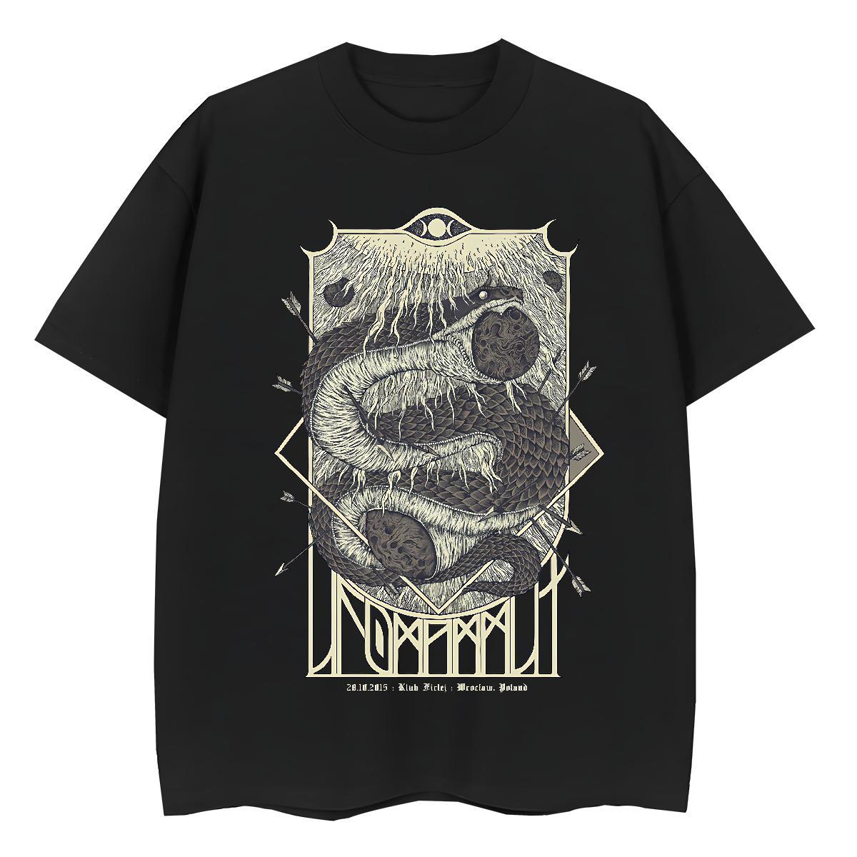 Comfortable Men T Shirts snake Breathable Sports Casual Cartoon Printing L-4XL 230g Pure Cotton Men Tees Fashion Casual Polos