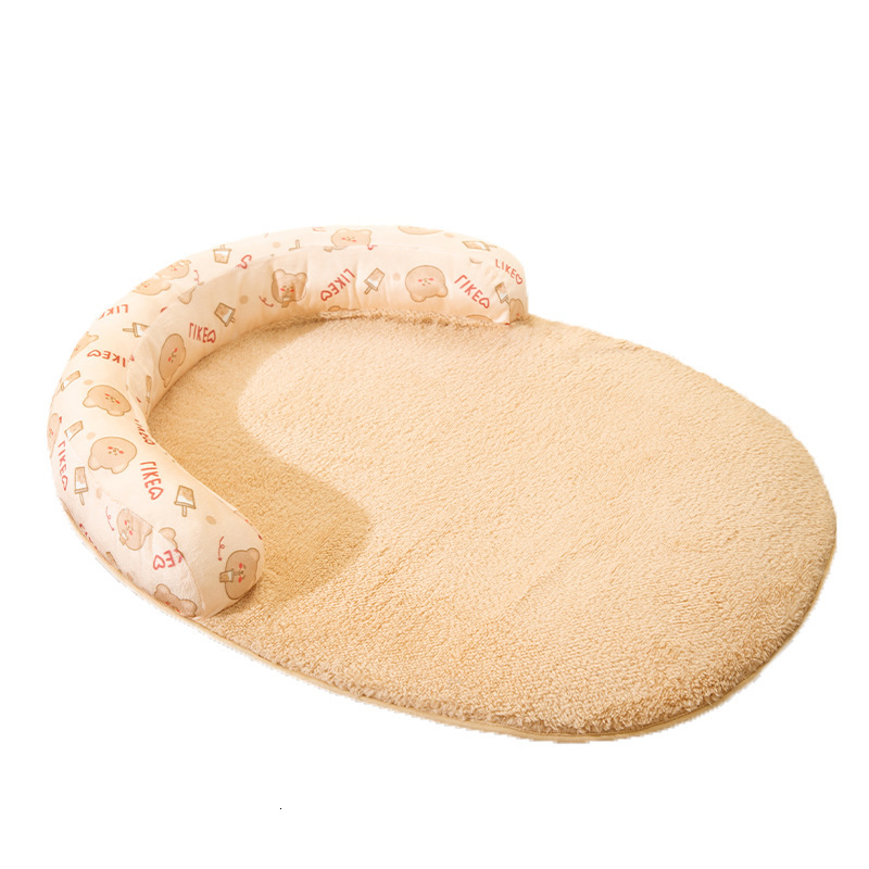 Pet Sofa Beds with Cozy Veet Mats - Seasonal Armrested Cat & Dog Houses for Winter Comfy